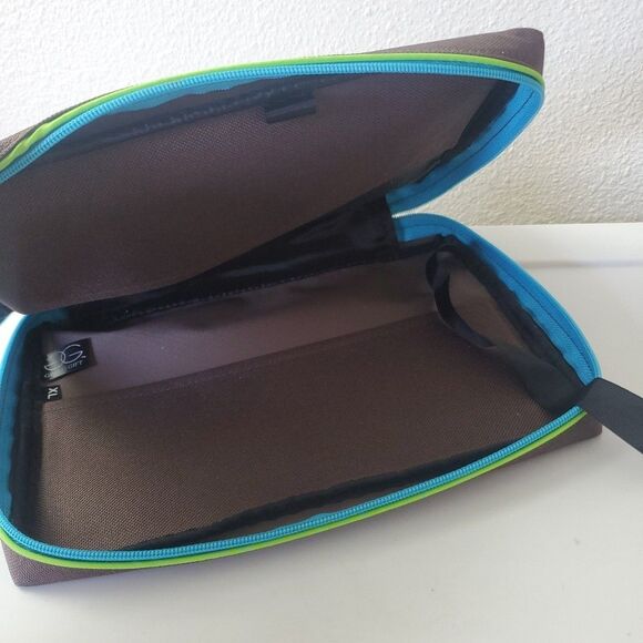 Gregg Gift Bible Cover XL Bag Carrier Scripture Zippered Case Brown with Handle - Picture 12 of 16